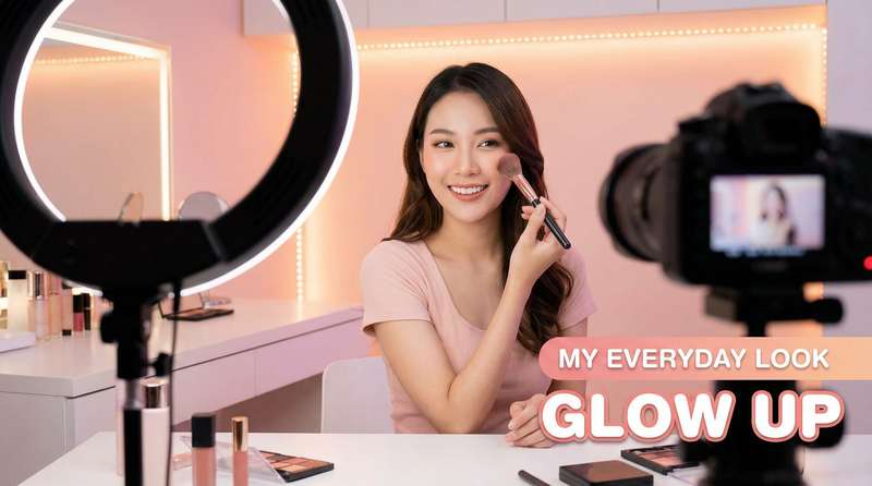 国产自拍美妆视频教程